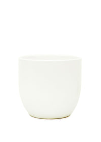 Thumbnail for Rounded Ceramic Planter, White 7