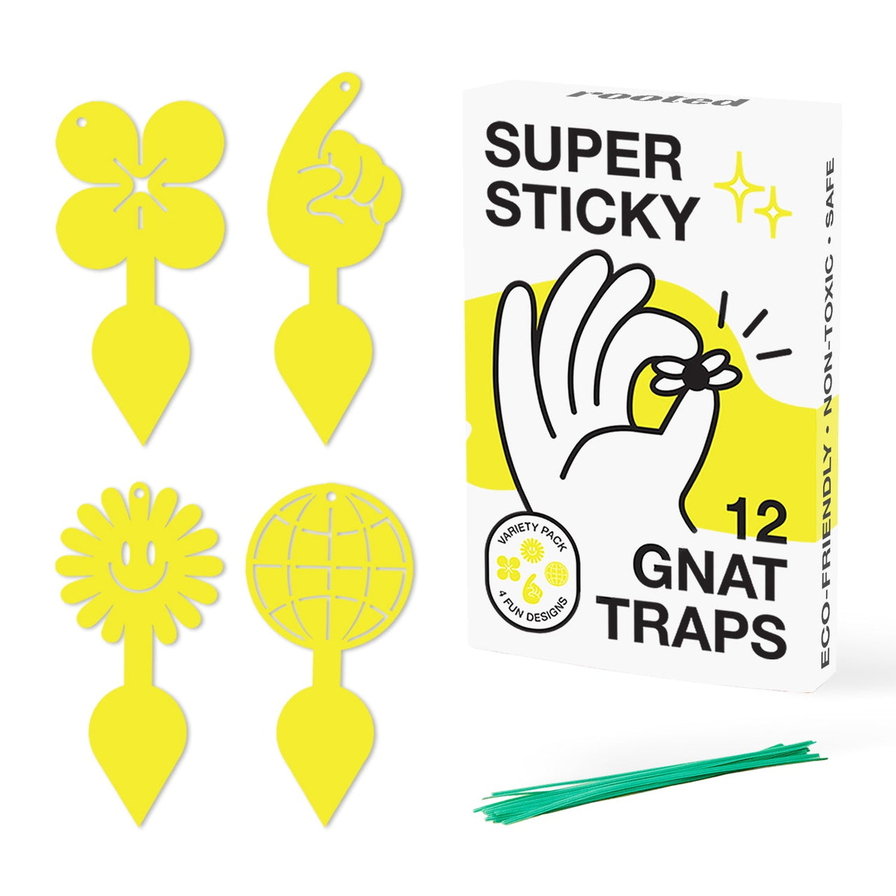 Rooted Super Sticky Gnat Traps - SunSwill Plant Shop